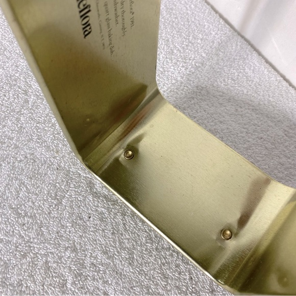 Vintage 80’s Teleflora Metal Serving Stand/Holder W 
Pyrex 1.5q Glass Loaf Pan - Picture 14 of 16